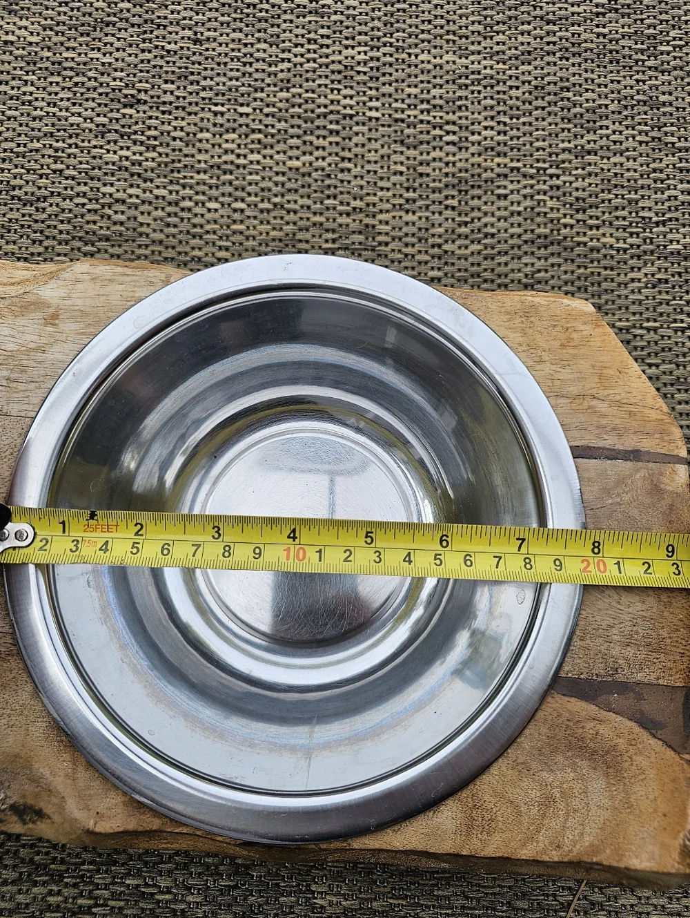 Large Wooden Double Pet Bowl Stand with Removable Stainless Steel Bowls